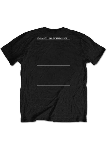 Band Shirts Joy Division Unknown Pleasures T Shirt Zwart