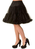 Banned 50's Petticoat Kort Zwart