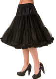 Banned 50's Petticoat Lang Zwart