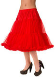 Banned 50's Petticoat Lang Rood