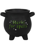 Succubus Herbs For Spells Cauldron Planten Pot Groot Zwart