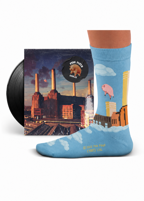 Sock Affairs Pink Floyd Animals Sokken Blauw