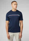 Ben Sherman Core Stripe T-Shirt Donker Navy
