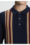 Ben Sherman Mod Polotrui Donkerblauw – detail