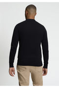 Ben Sherman Placed Geo Gebreid Overhemd Zwart – achterkant