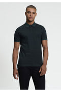 Ben Sherman All Over Print Polo Lotusgroen – voorkant gedragen