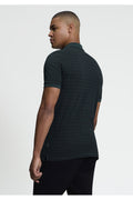 Ben Sherman All Over Print Polo Lotusgroen – achterkant