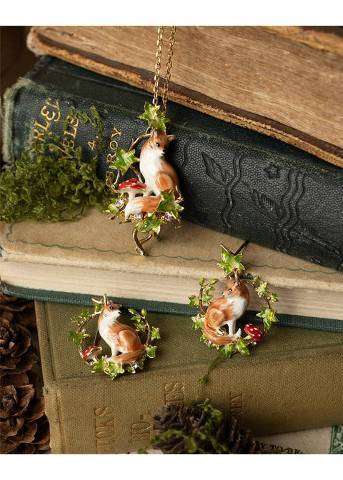 Bill Skinner Fox & Ivy Hoop Oorbellen