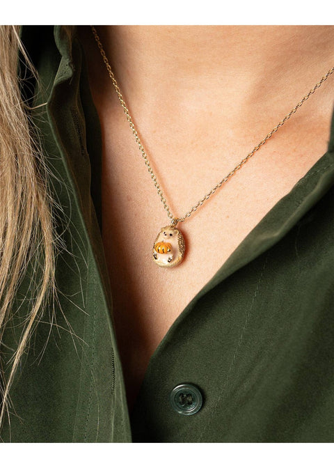 Bill Skinner Pumpkin Hedgehog Mini Ketting