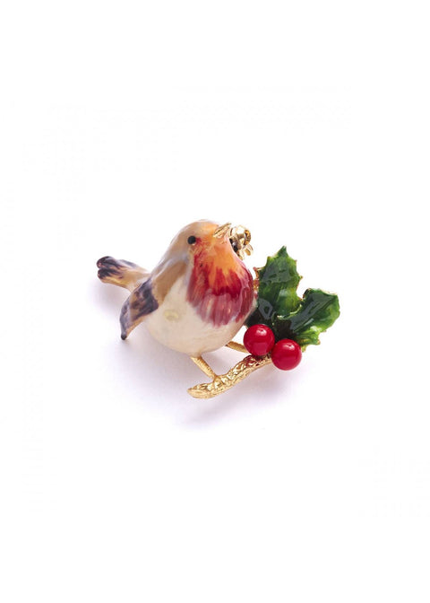Bill Skinner Robin Broche