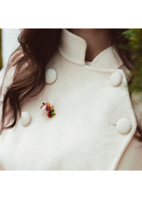 Bill Skinner Robin Broche