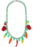 Collectif Vegetable Parade 50's Ketting Multi