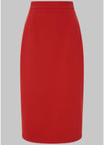 Collectif Posey 50's Pencil Rok in Rood