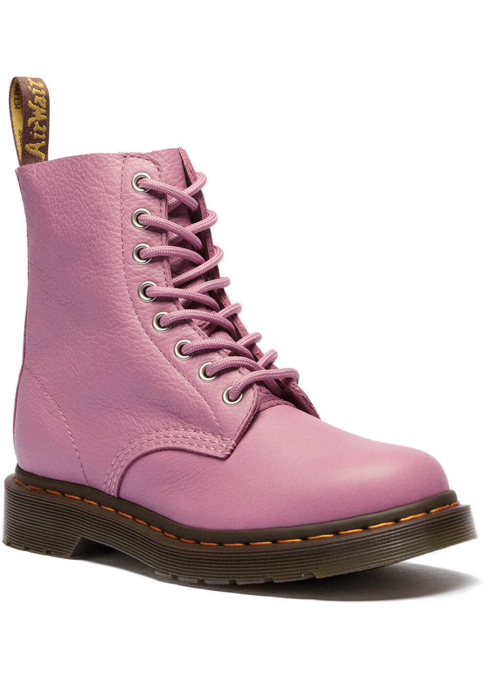 Roseです¨̮ )/ Dr. Martens 1460 Pascal Zacht Leren Laarzen Dusty Rose Roze - www