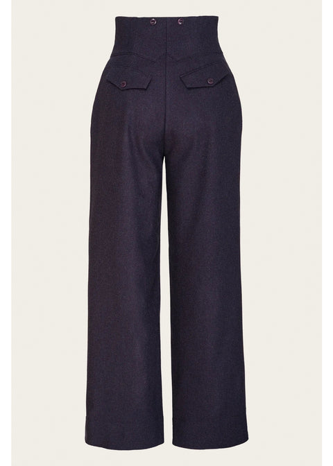 Emmy Design Miss Fancy Pants Tweed Broek Wijnrood Midnight – aanvullende foto