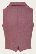 Emmy Design Watchmaker's Tweed Gilet Framboos – aanvullende foto
