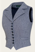 Emmy Design Watchmaker's Tweed Gilet Midnight Ivoor – aanvullende foto