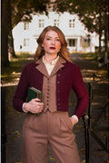 Emmy Design Watchmaker's Tweed Gilet Roestbruin Beige – aanvullende foto