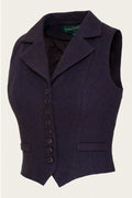 Emmy Design Watchmaker's Tweed Gilet Wijnrood Midnight – aanvullende foto