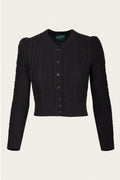 Emmy Design Ice Skater Merinowollen Cardigan Zwart AW26 – aanvullende foto