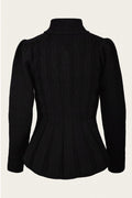 Emmy Design Screen Siren Merinowollen Cardigan Zwart – aanvullende foto