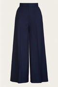 Emmy Design Palazzo Perfection Wolmix Broek Navy