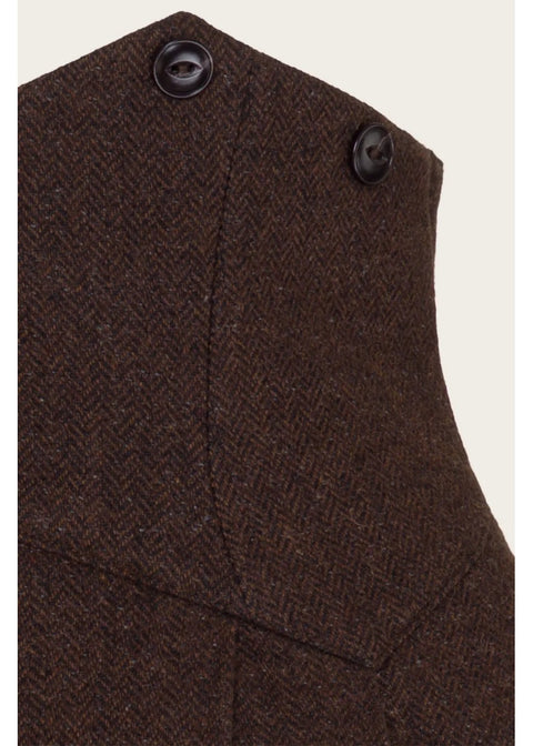 Emmy Design Miss Fancy Pants Tweed Broek Bruin Zwart – foto 2