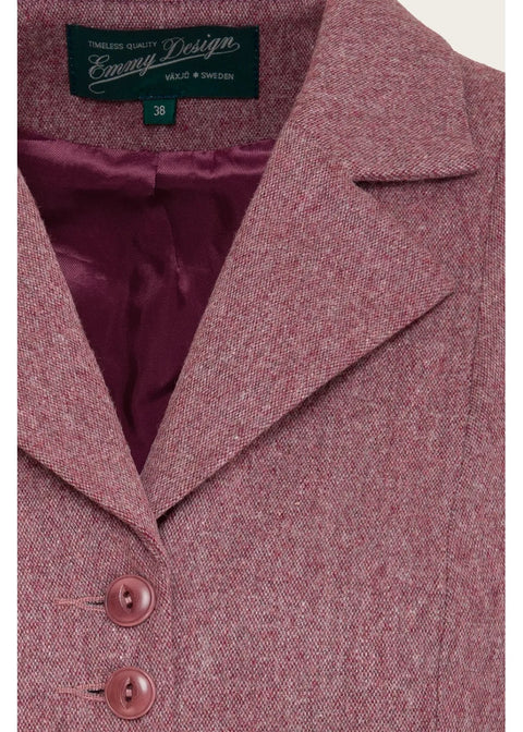 Emmy Design Watchmaker's Tweed Gilet Framboos – foto 2