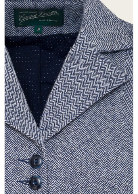 Emmy Design Watchmaker's Tweed Gilet Midnight Ivoor – foto 2
