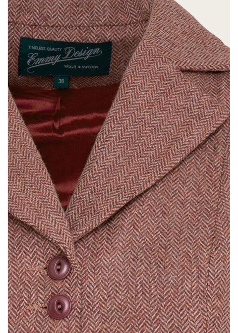 Emmy Design Watchmaker's Tweed Gilet Roestbruin Beige – foto 2