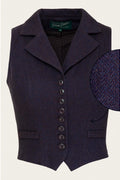 Emmy Design Watchmaker's Tweed Gilet Wijnrood Midnight – foto 1