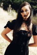 Hell Bunny Disenchanted Jurk Zwart – campagnefoto 14