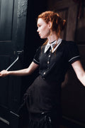 Hell Bunny Elizabeth Cathedral Blouse Zwart Wit – campagnefoto 15