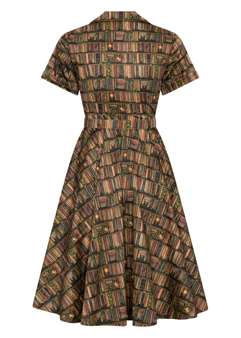 Succubus Clothing Lucy Academica Books 50's Swing Jurk