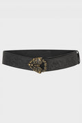 Killstar Mothshade riem zwart met antiek goudkleurige motgesp