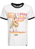 King Kerosin Heren Playbunny T-Shirt Wit
