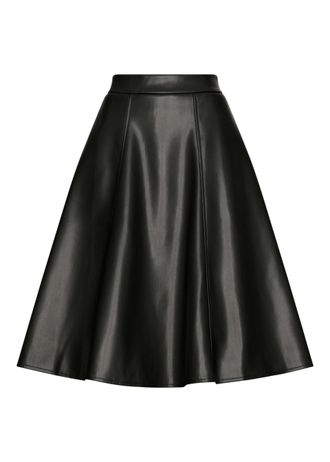 Succubus Clothing Jett PU Rok Zwart