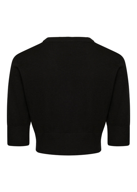 Succubus Clothing Cleo 50s Cardigan Black