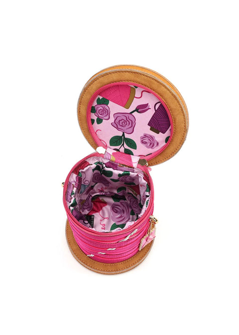 Vendula London Sewing Box Scrapbook Cotton Reel Schoudertas - productfoto 5