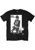 Band Shirts Bob Dylan Blowing In The Wind T-Shirt Zwart