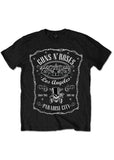 Band Shirts Guns & Roses Paradise City T-Shirt Zwart
