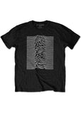 Band Shirts Joy Division Unknown Pleasures T-Shirt Zwart