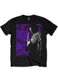 Band Shirts Jimi Hendrix Purple Haze T-Shirt Zwart