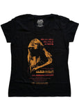 Band Shirts Janis Joplin Madison Square Garden Girly T-Shirt Zwart