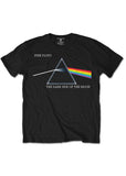 Band Shirts Pink Floyd Dark Side Of The Moon Courier T-Shirt Zwart