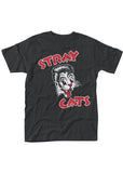 Band Shirts Stray Cats Logo T-Shirt Zwart