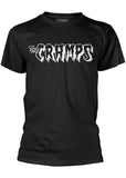 Band Shirts The Cramps Logo T-Shirt Zwart