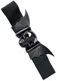 Banned Storm Skull Elastische Riem Zwart