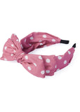 Banned Magdalen Polkadot 50's Haarband Roze