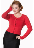 Banned Dolly 50's Cardigan Rood